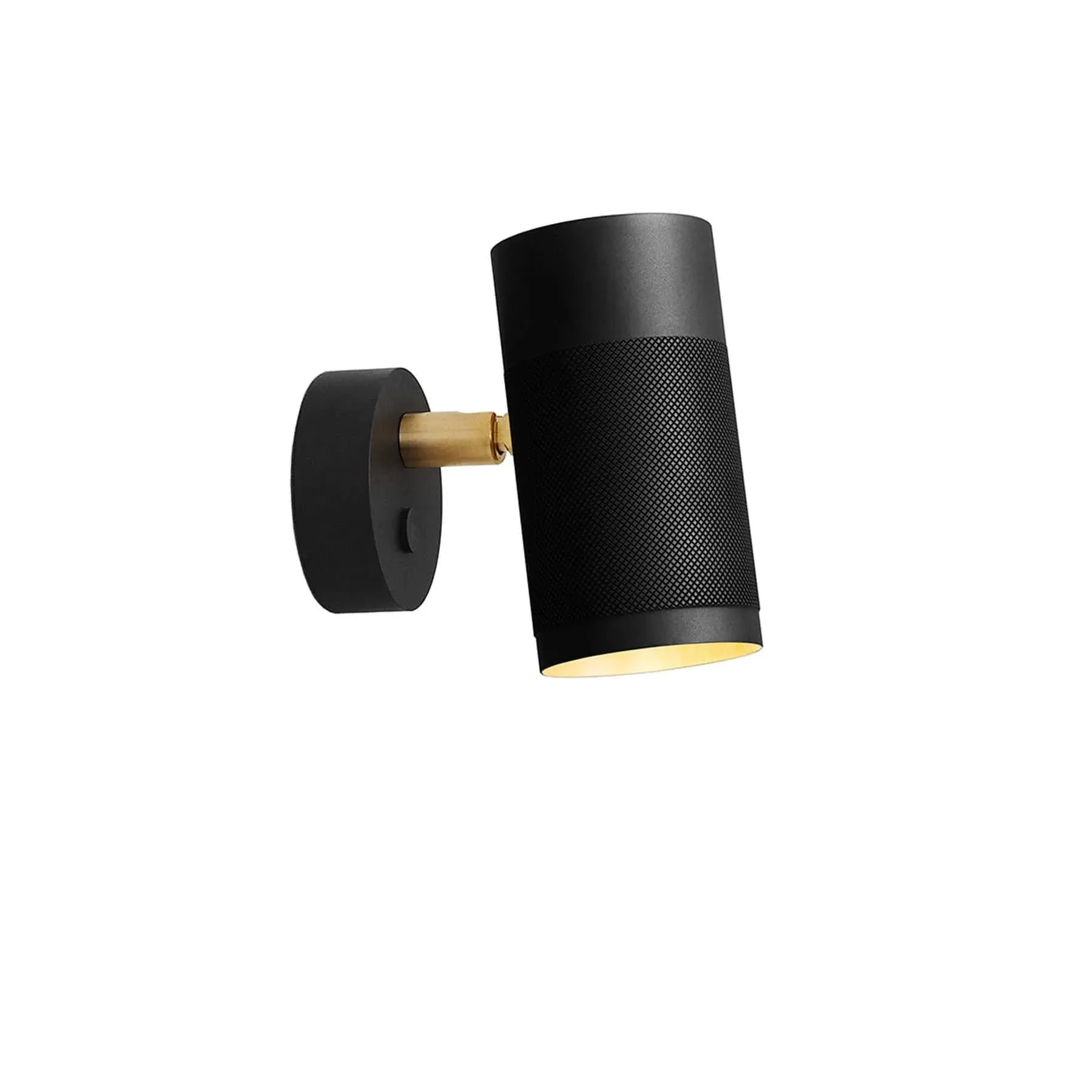 Small Wall Light - Black, Brass image
