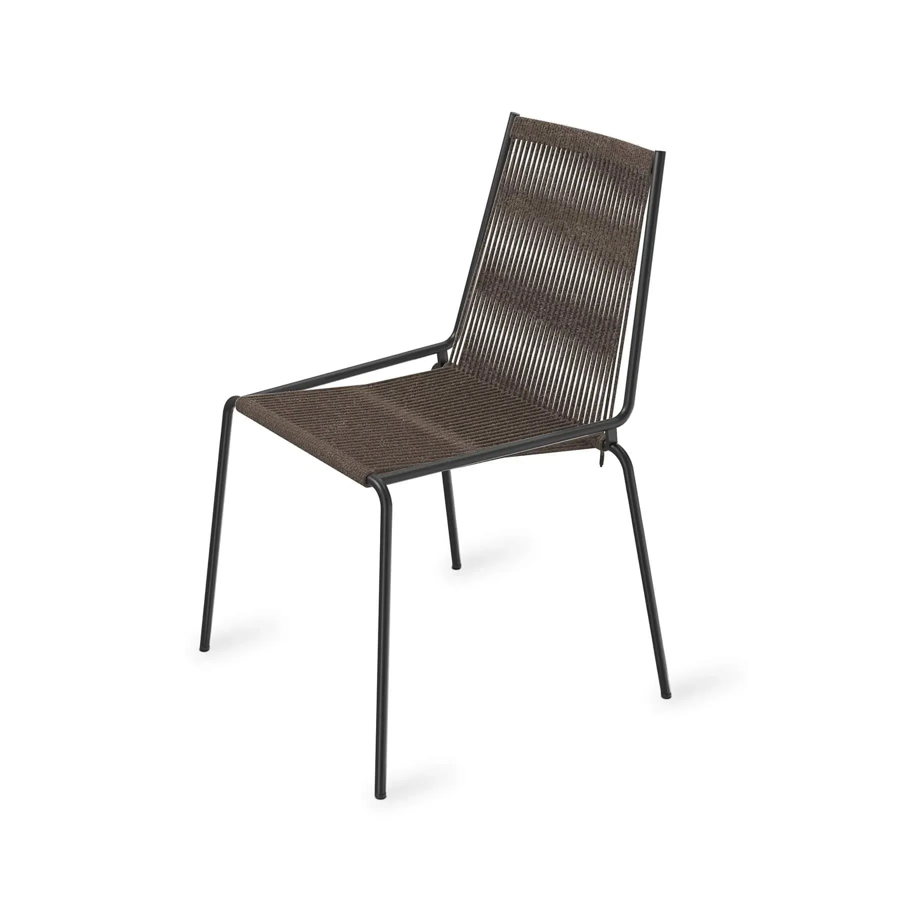 Upholstered Dining Chair - Dark Grey, Wool image