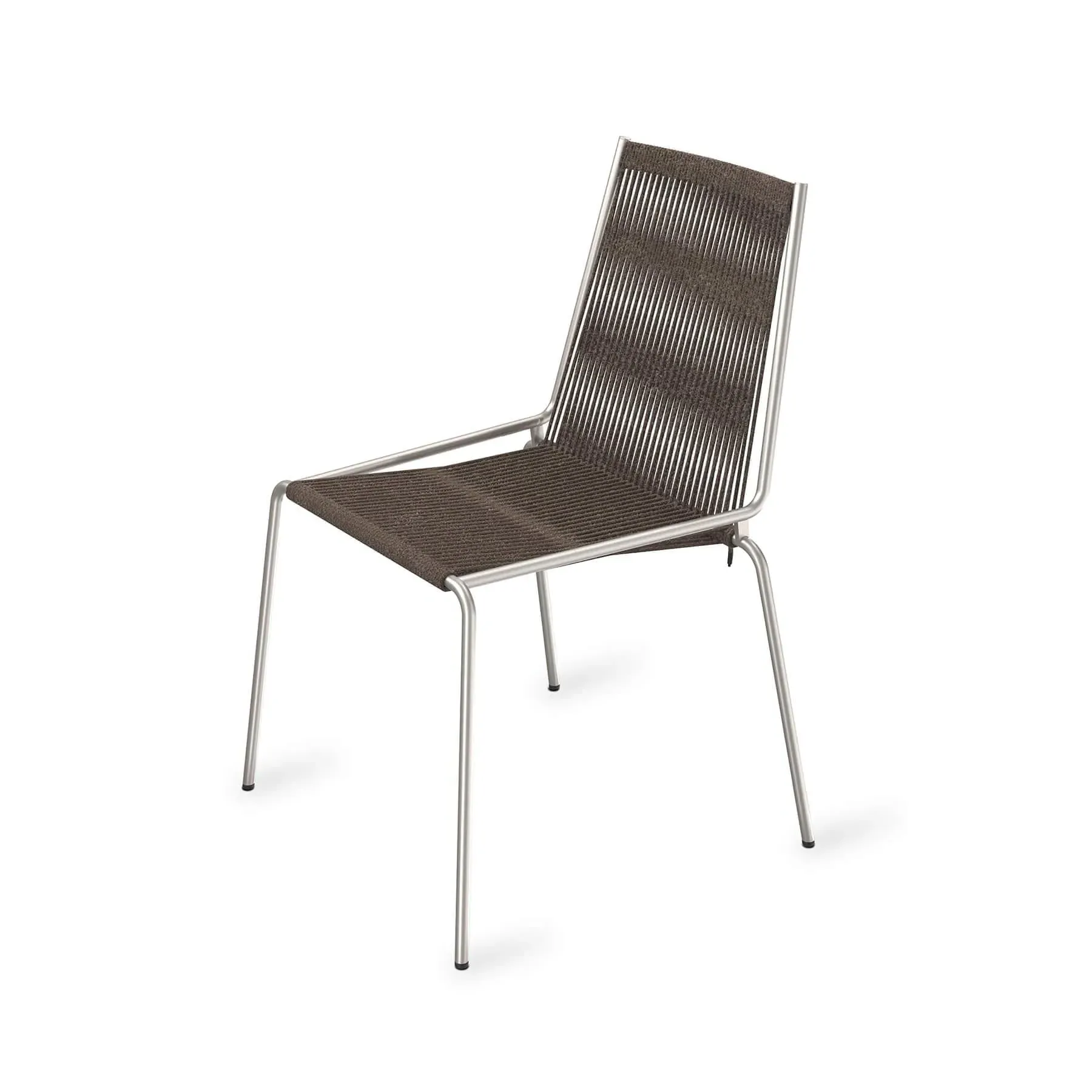 Upholstered Dining Chair - Dark Grey, Wool