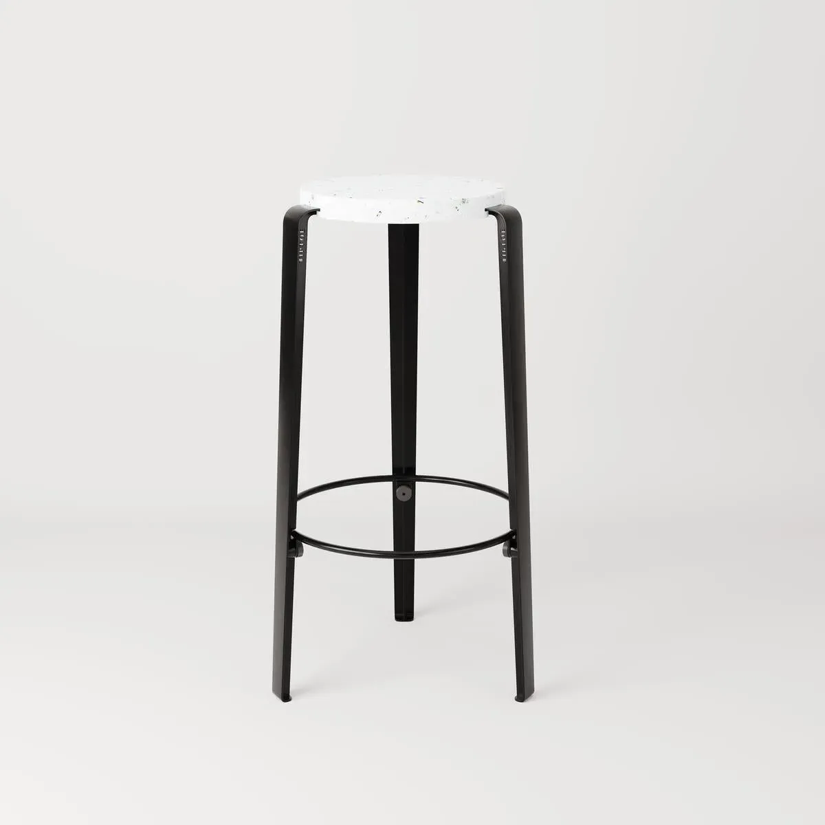 Counter Height Stool - Black, Recycled Plastic image
