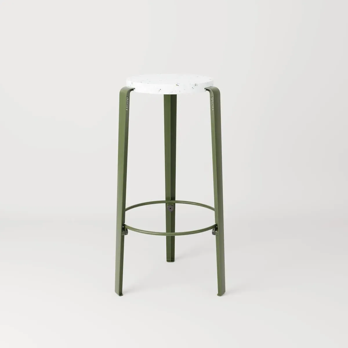Counter Height Stool - Green, Recycled Plastic