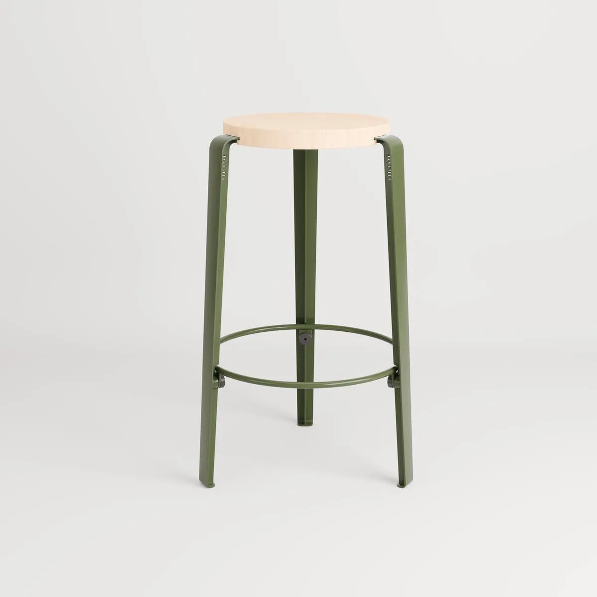 Counter Height Stool Stackable - Green, Beech