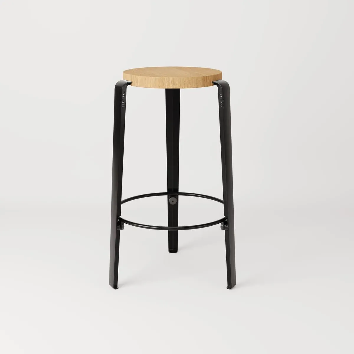 Counter Height Stool Stackable - White, Beech