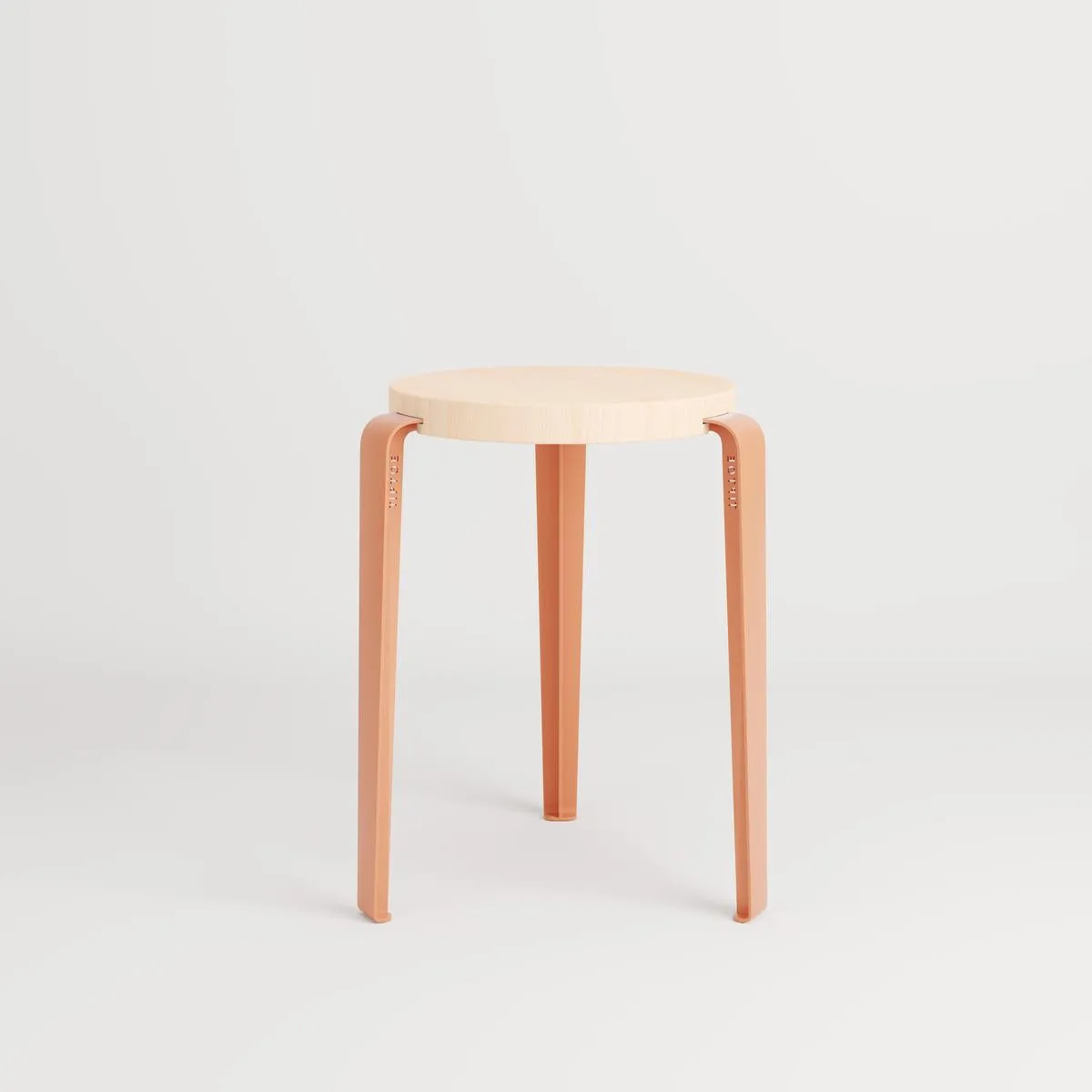 LOU Stool - Ash Pink, Beech image