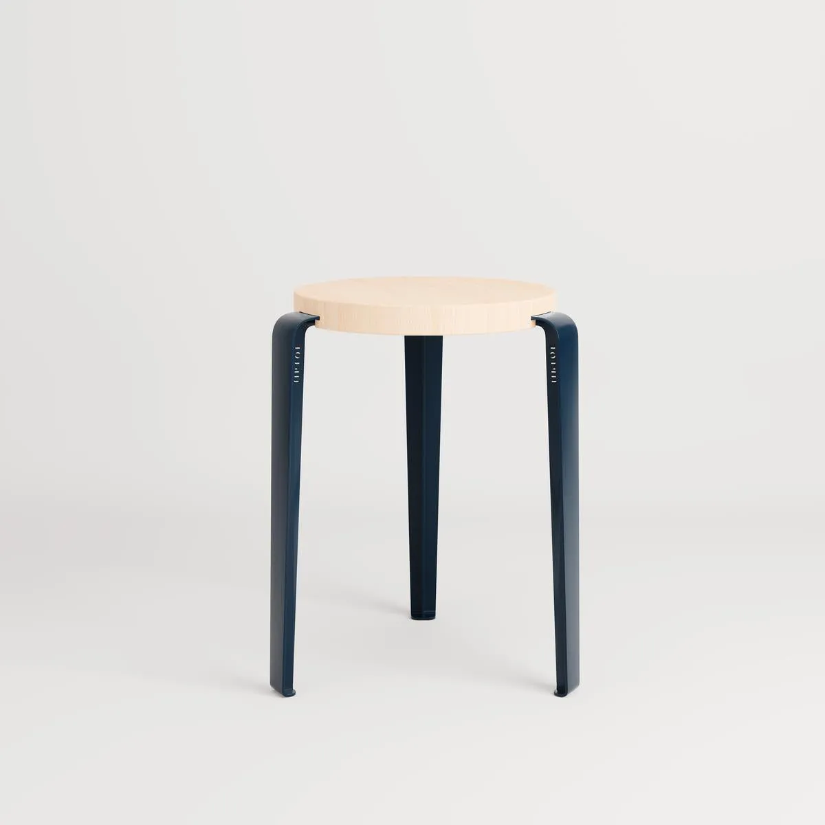 LOU Stool - Mineral Blue, Beech