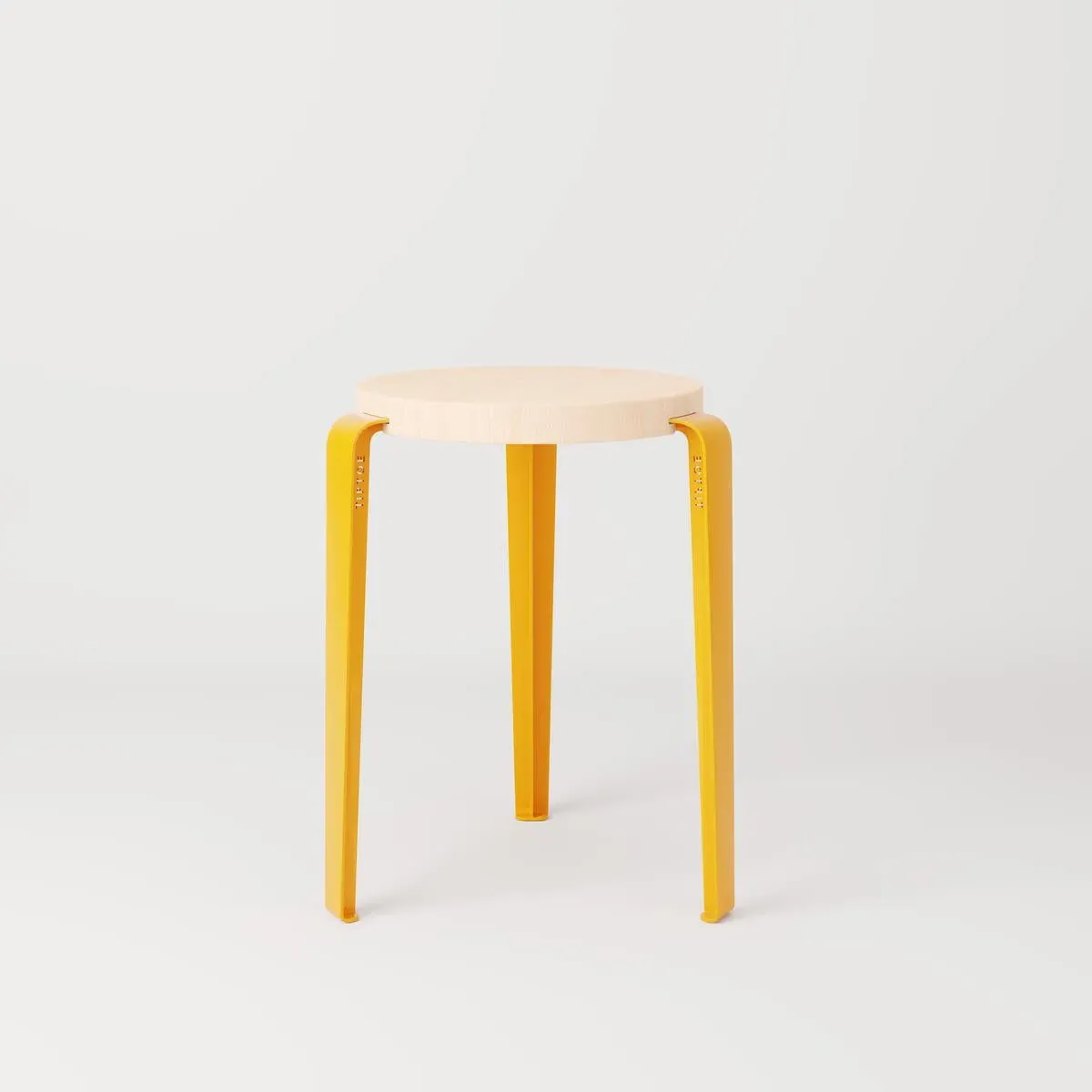 LOU Stool - Yellow Sunflower, Beech
