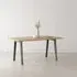 New Rectangular Dining Table - Eucalyptus Grey, Recycled Oak