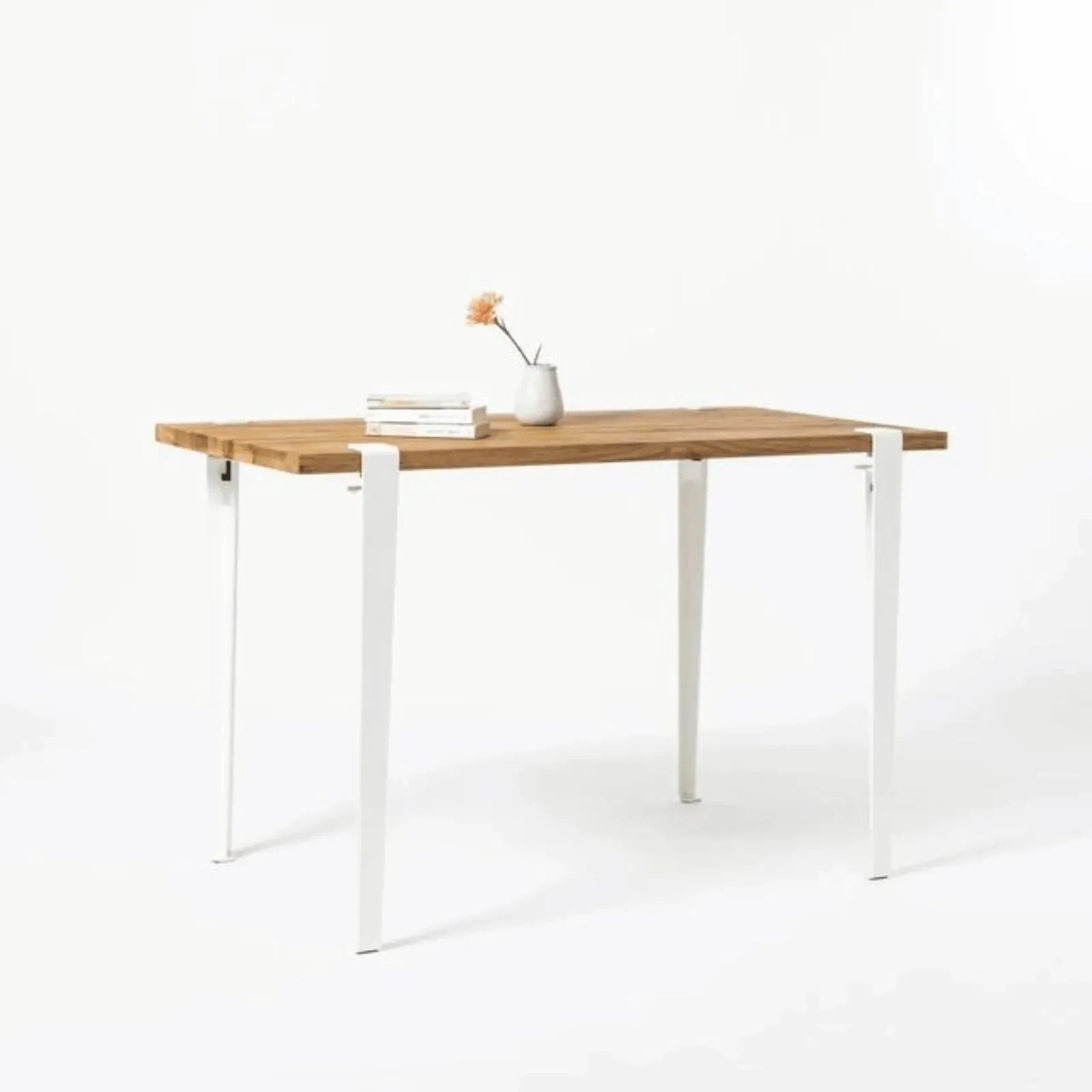Noma Desk with Drawer - Black, Reclaimed Oak