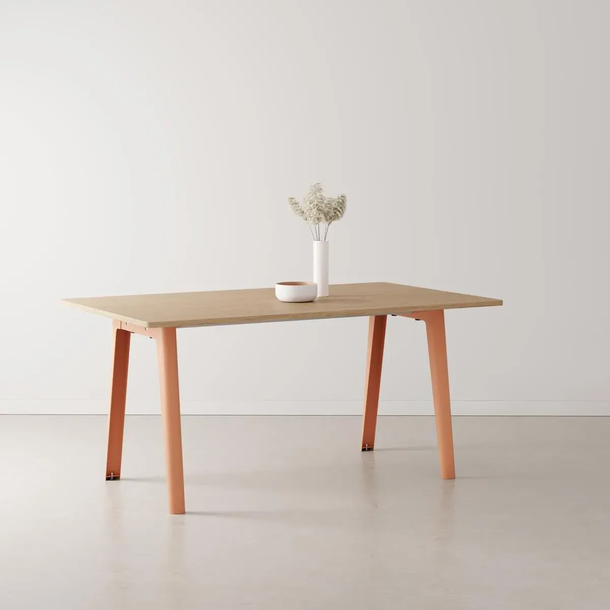 Rectangular Dining Table - Pink, Wood