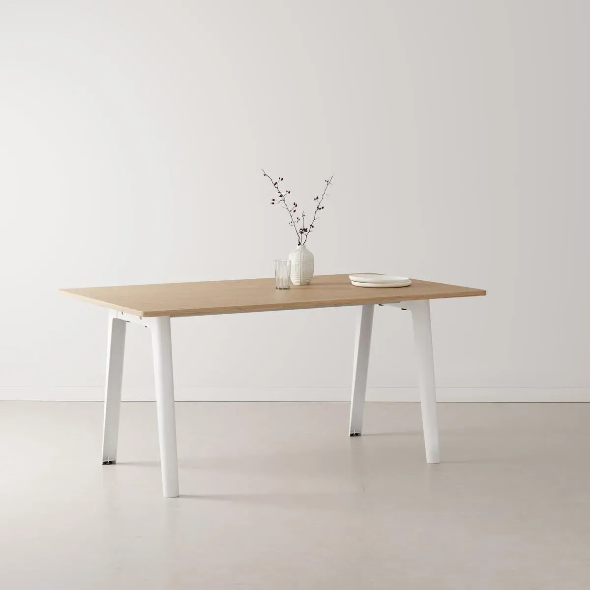 Rectangular Dining Table - White, Wood