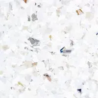 VENEZIA Round Coffee Table Top - White, Recycled Plastic