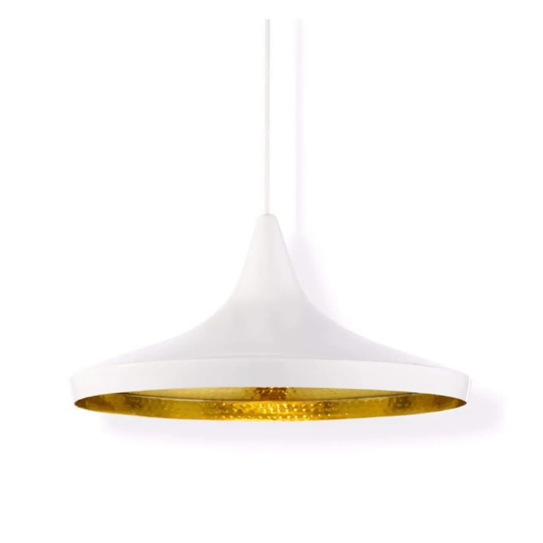 Beat Wide LED Pendant Light - Brushed Brass
