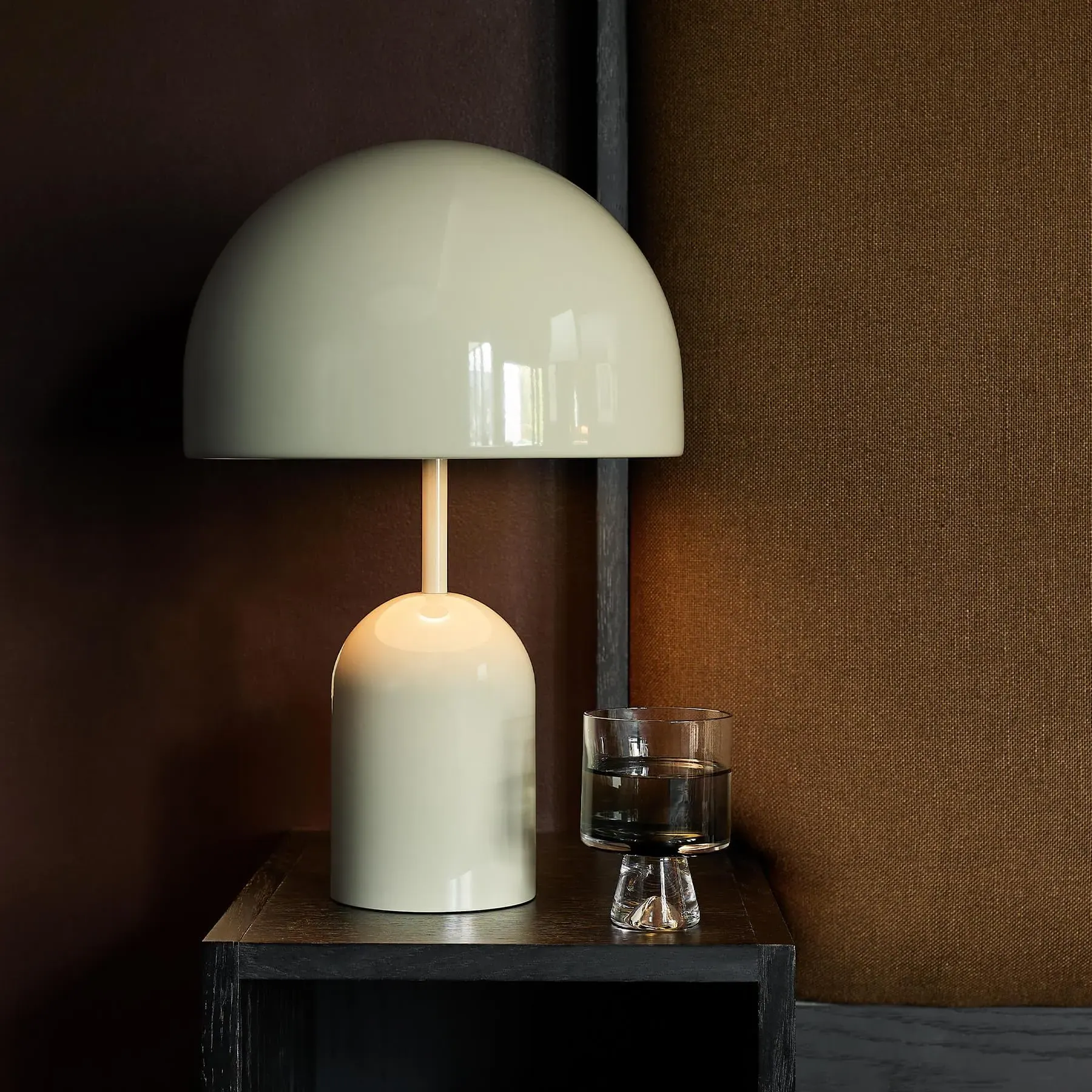 Bell LED Table Lamp - Fluoro Red, Steel