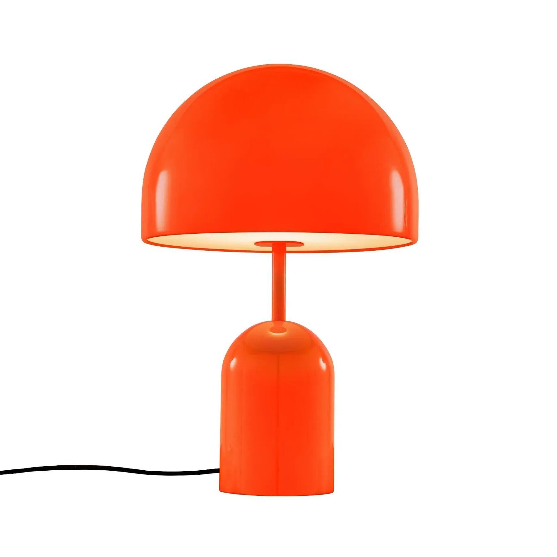 Bell LED Table Lamp - Fluoro Red, Steel image