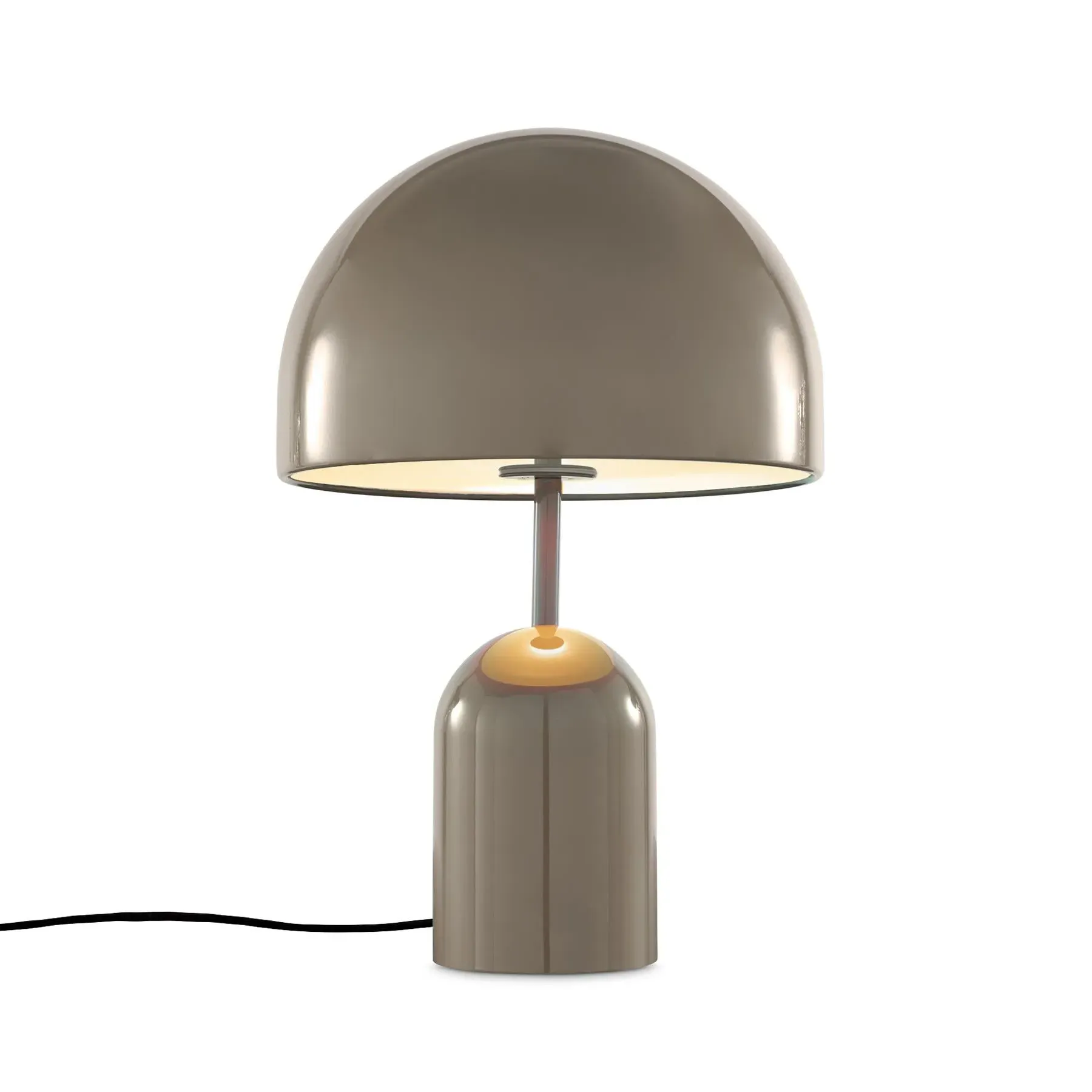 Bell LED Table Lamp - Taupe, Steel