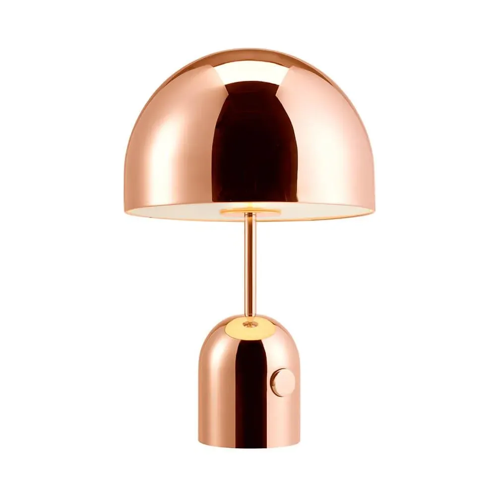 Bell Table Lamp with Dimmer - Copper, Steel