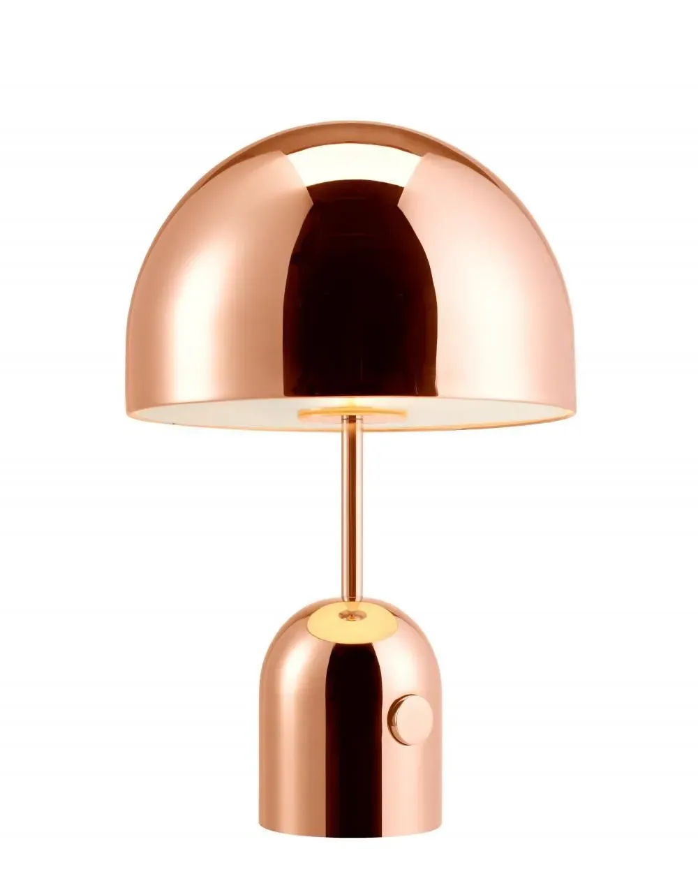 Bell Table Lamp with Dimmer - Copper, Steel