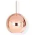 Copper Small Round LED Pendant Light - 25cm