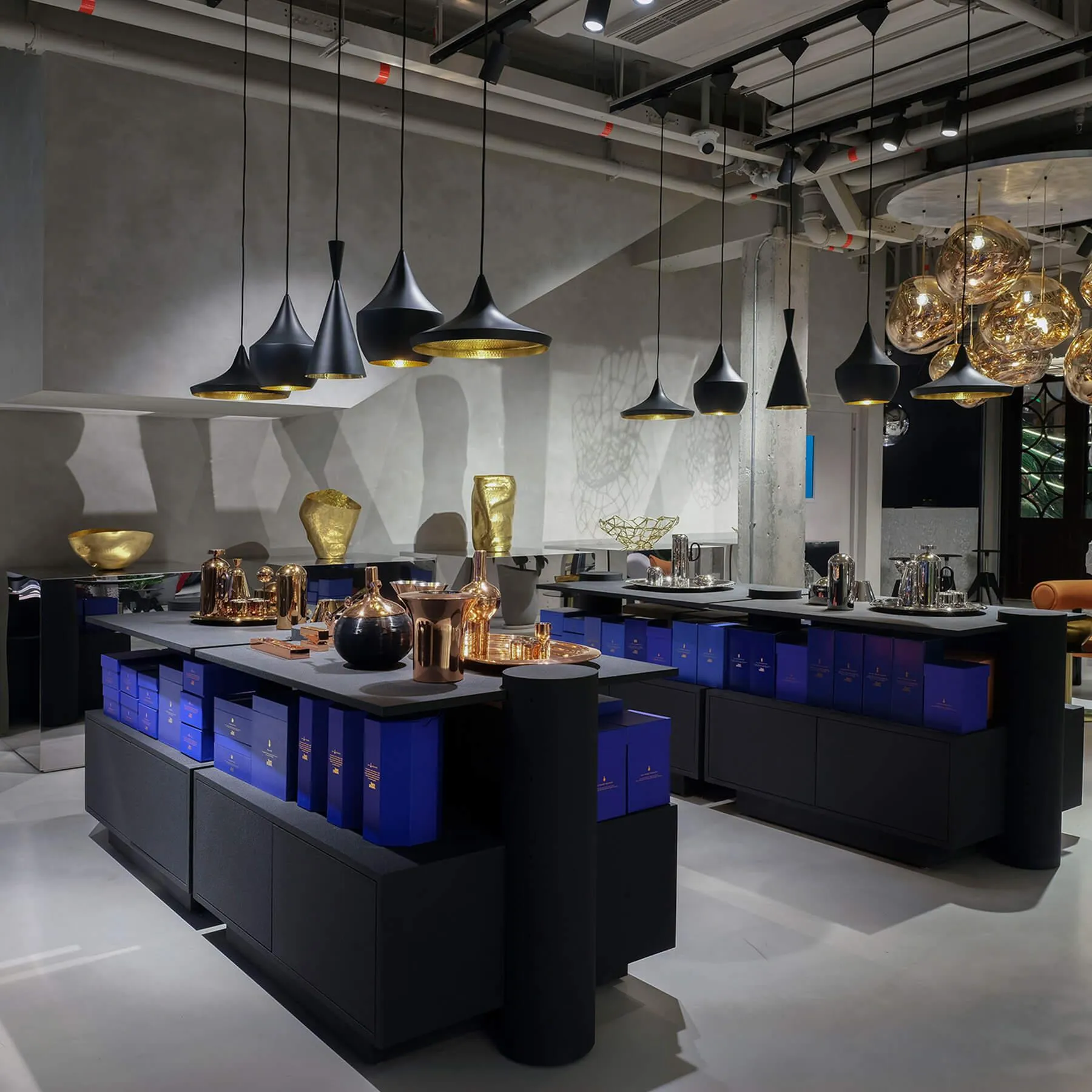 Linear LED Pendant Light System - Brass