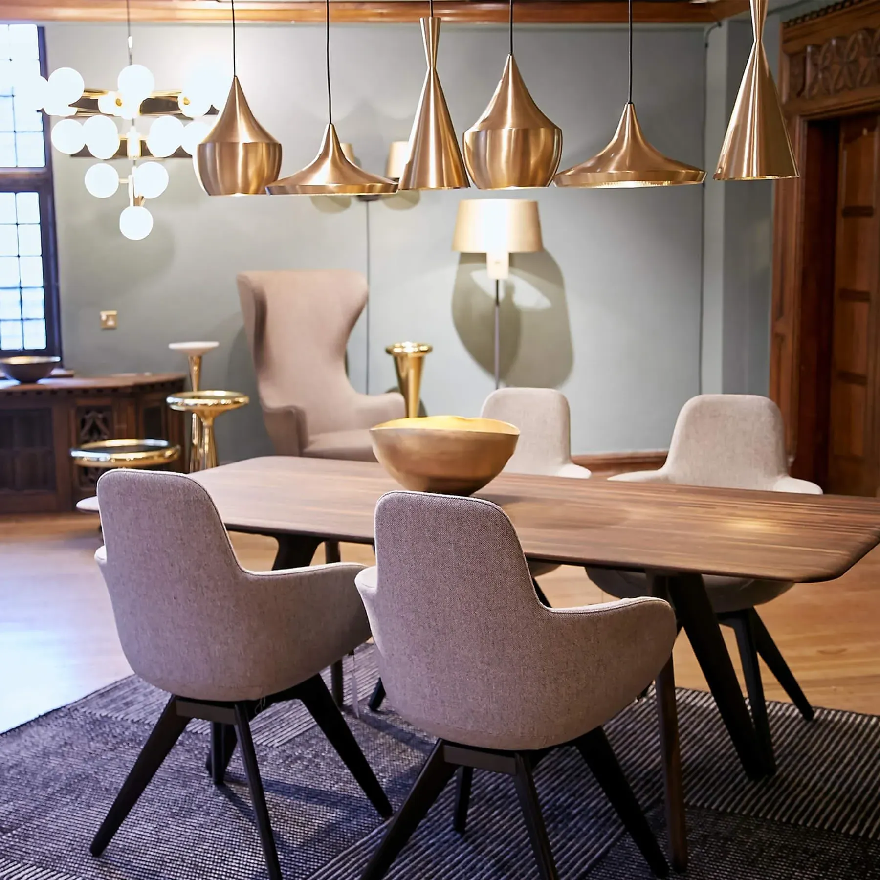 Linear LED Pendant Light System - Brass