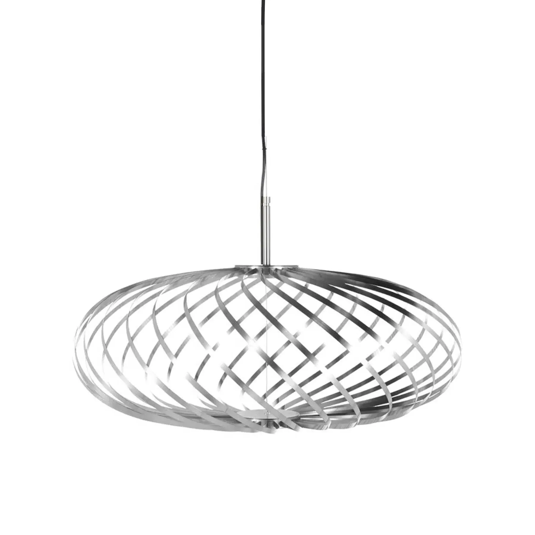 Medium Spring Pendant Light - Brass, Steel