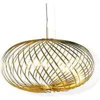 Medium Spring Pendant Light - Brass, Steel