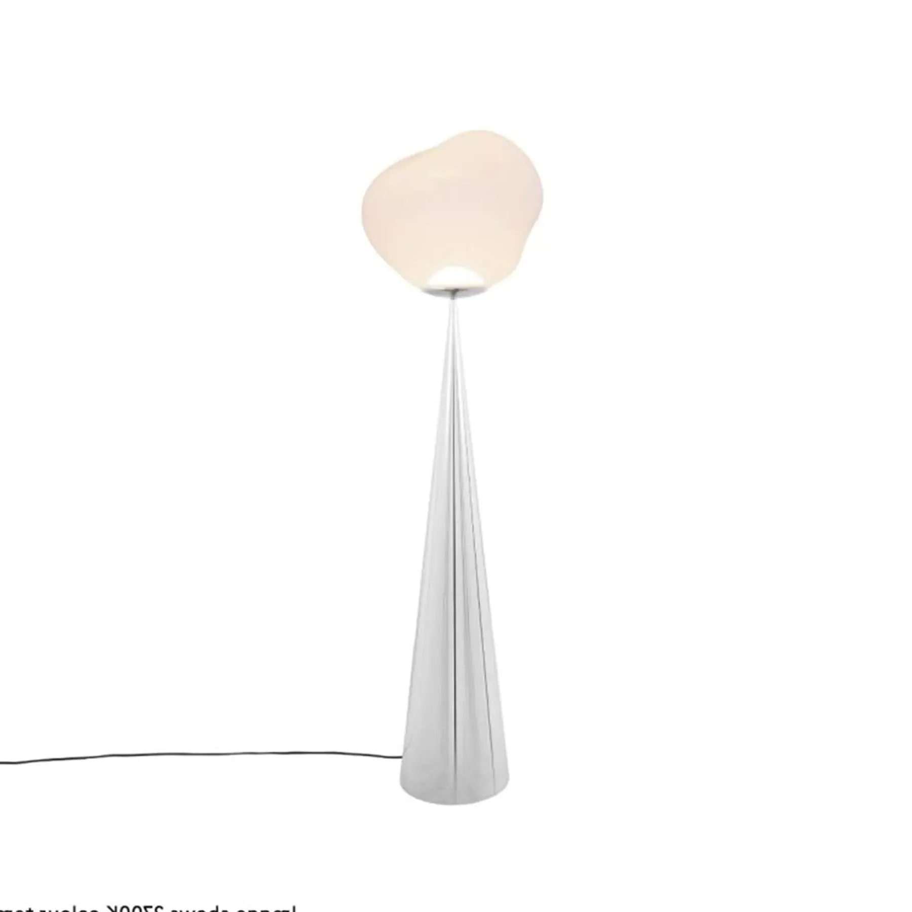 Melt LED Cone Fat Floor Light - Opal