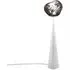 Melt LED Cone Fat Floor Light - Silver