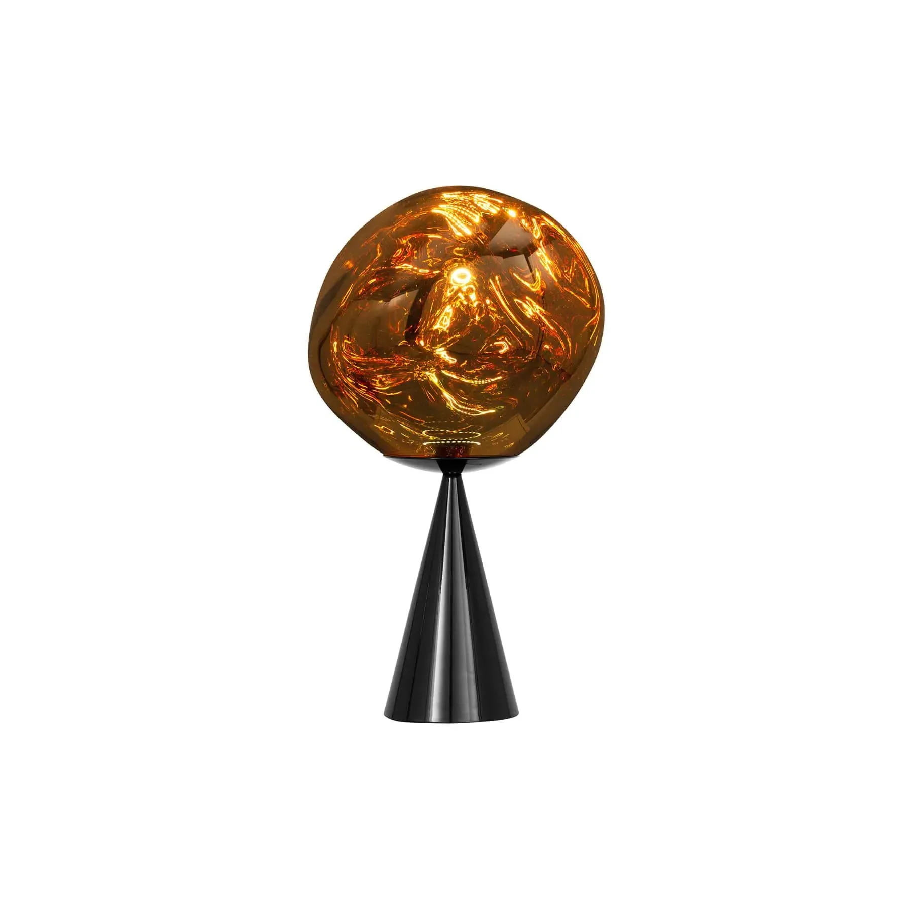 Melt LED Cone Fat Table Light - Copper