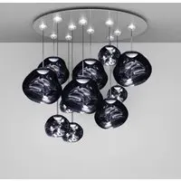 Melt Mega Round LED Pendant Light System - Smoke