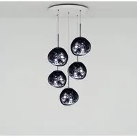 Melt Mini Round LED Pendant Light System - Smoke