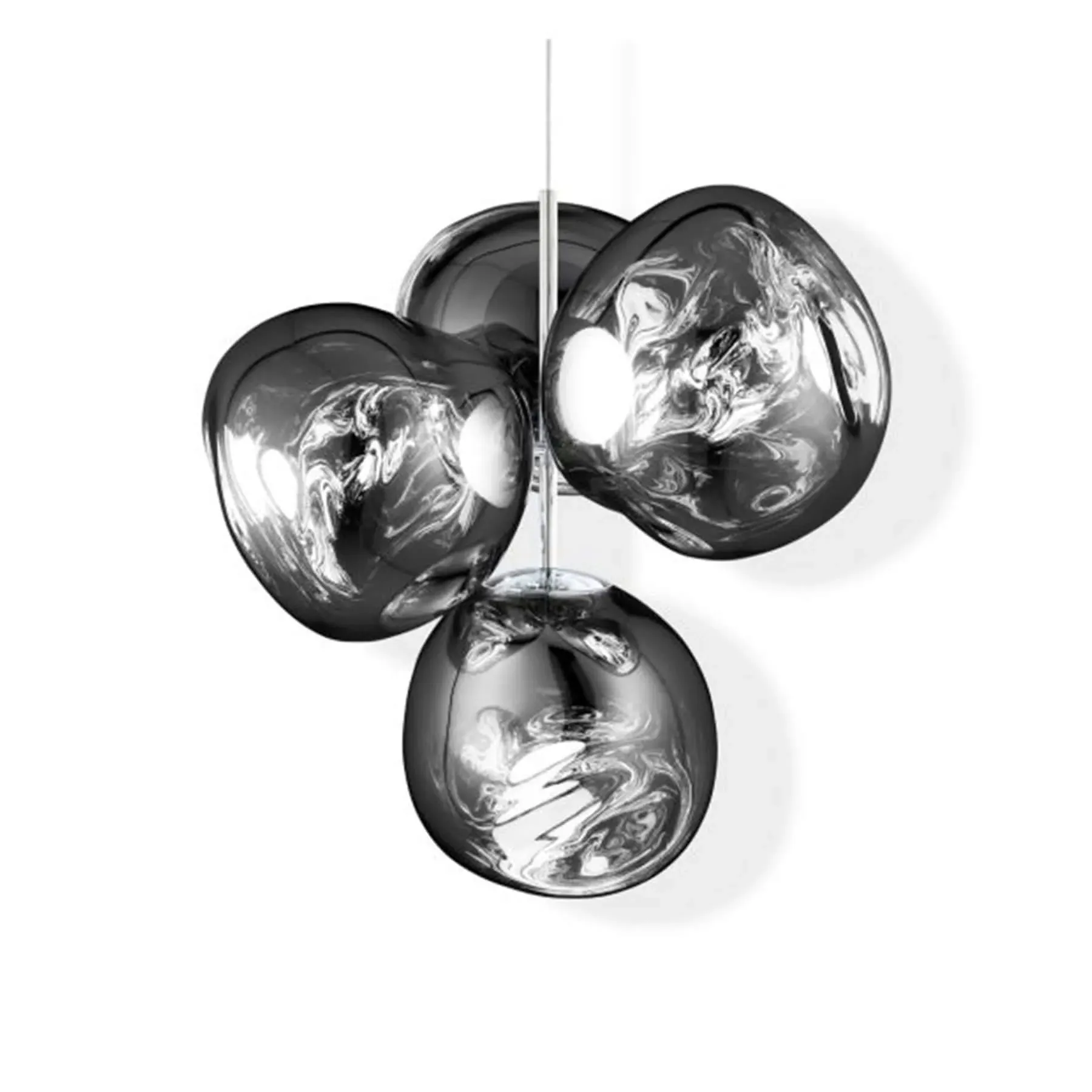 Melt Small LED Chandelier - Chrome image