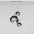 Melt Trio Round LED Pendant Light System - Chrome