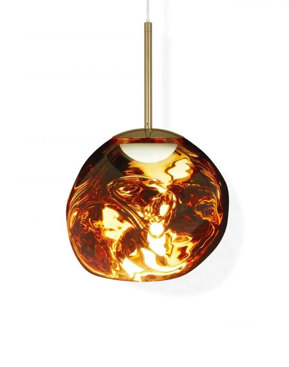 Mini LED Pendant Light - Gold, Glass image