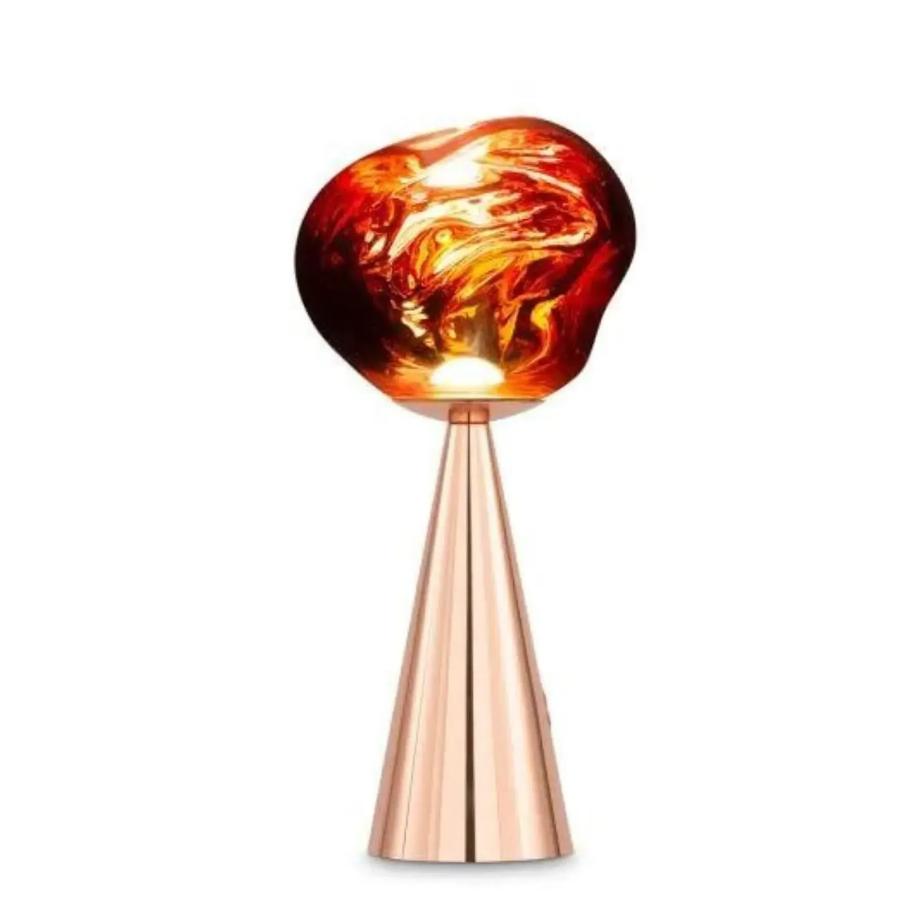 Portable LED Table Lamp Rechargeable - Copper image