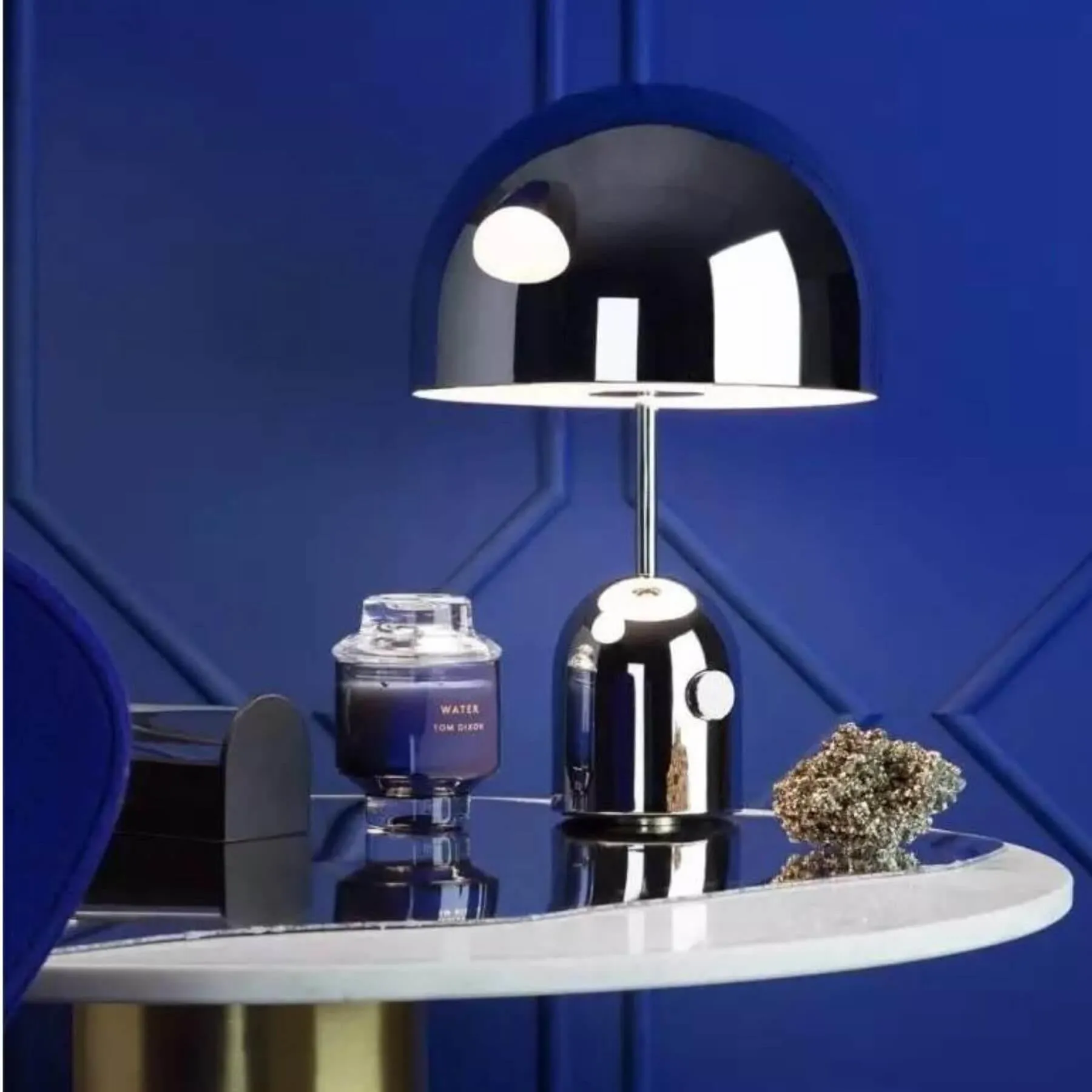 Portable LED Table Lamp with Dimmer - Taupe