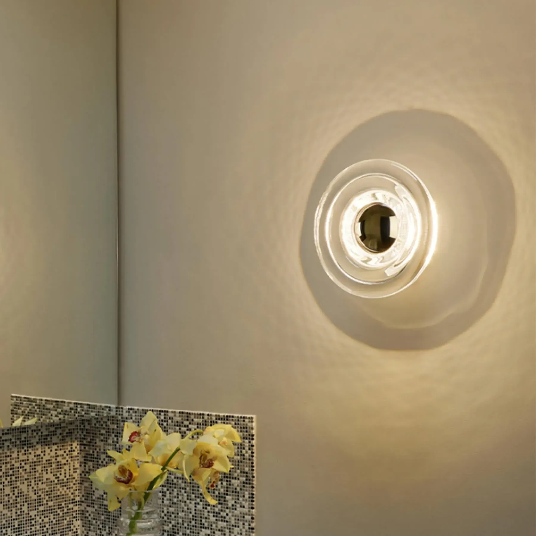 Press Large Surface Light - Glass