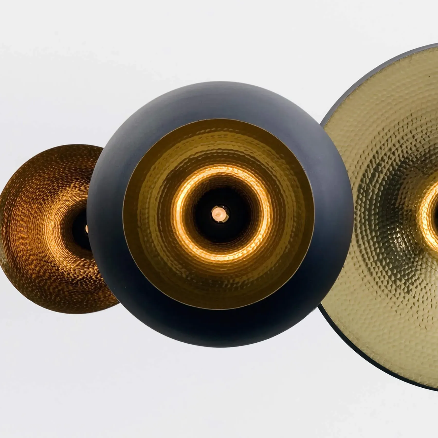 Round LED Pendant Light System - White