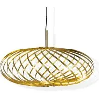 Small Spring Pendant Light - Brass, Steel