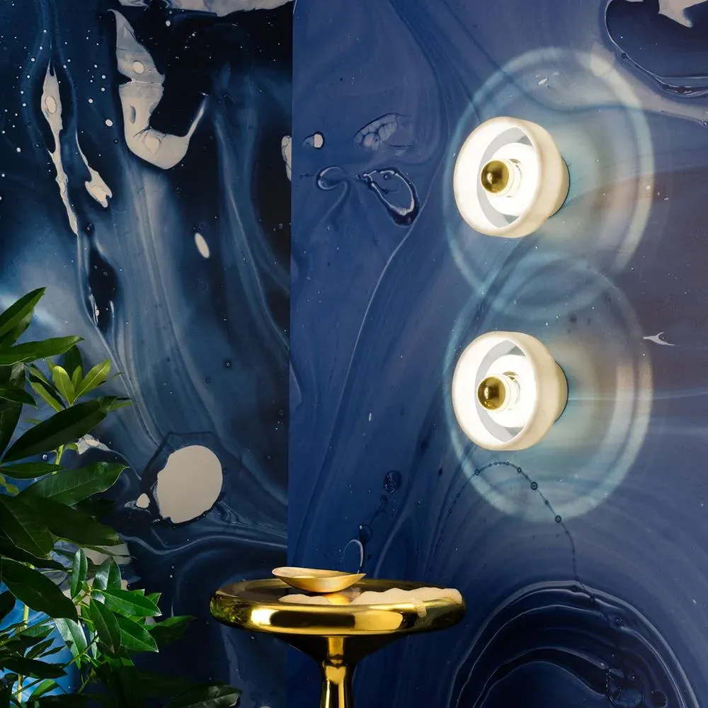 Stone Wall Light - White, Marble