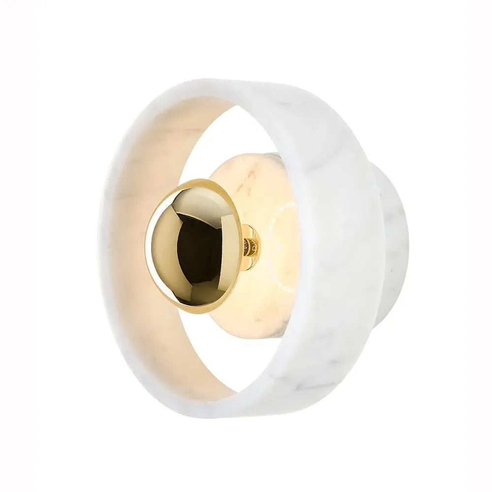 Stone Wall Light - White, Marble image