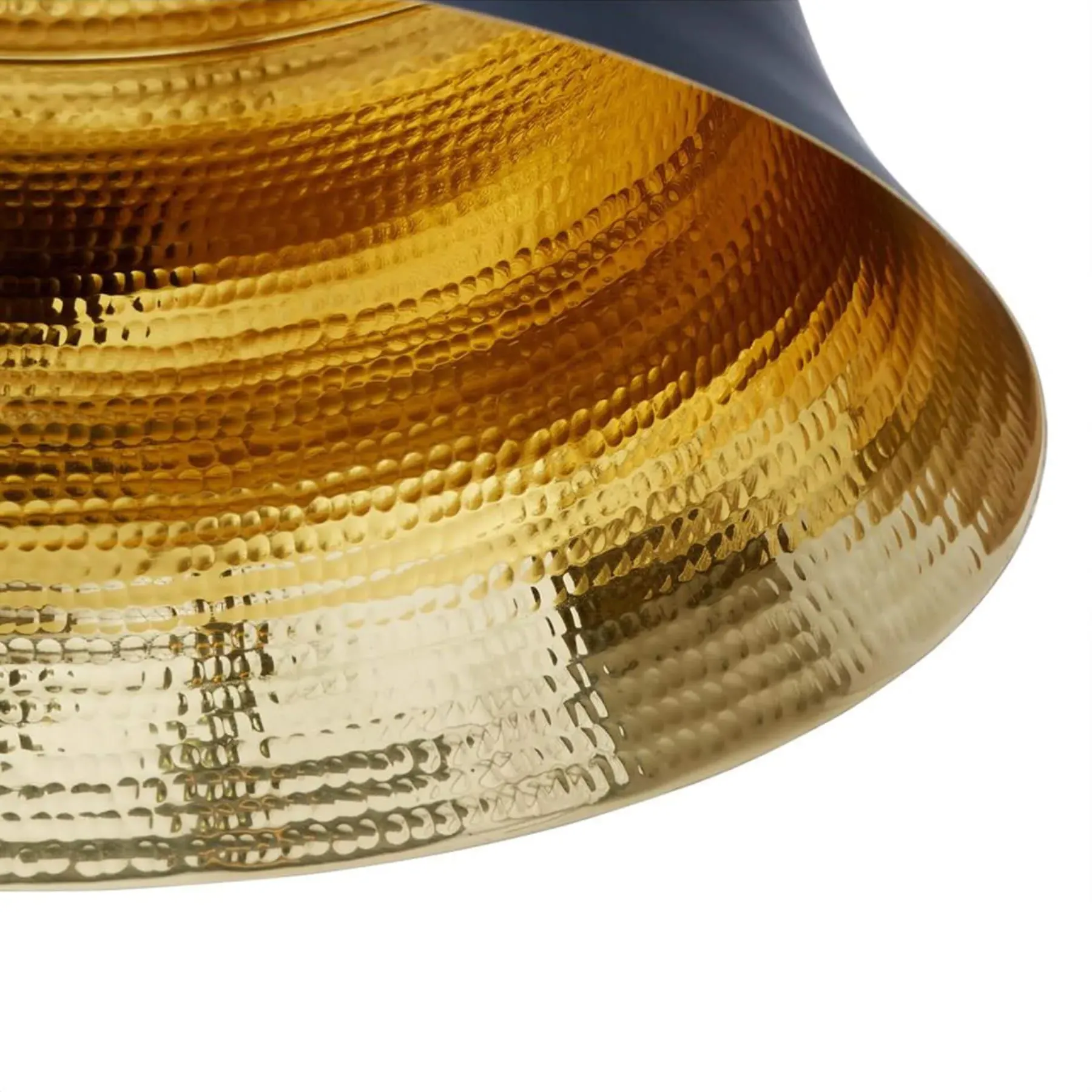 Waist LED Pendant Light - Brass Interior