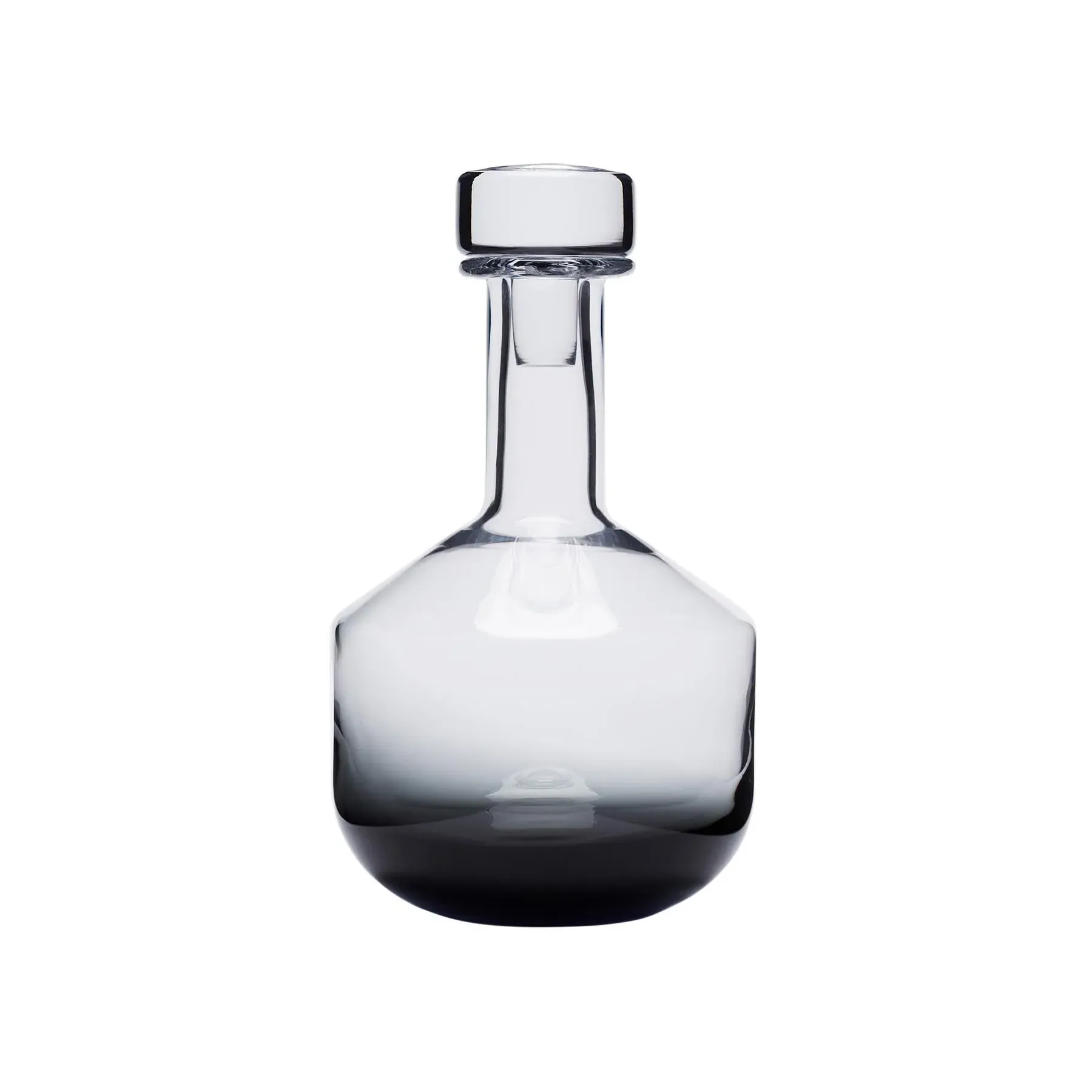 Whiskey Decanter with Etched Logo - Black, Glass image