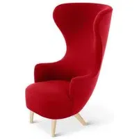 Wingback Armchair with High Back - Fabric