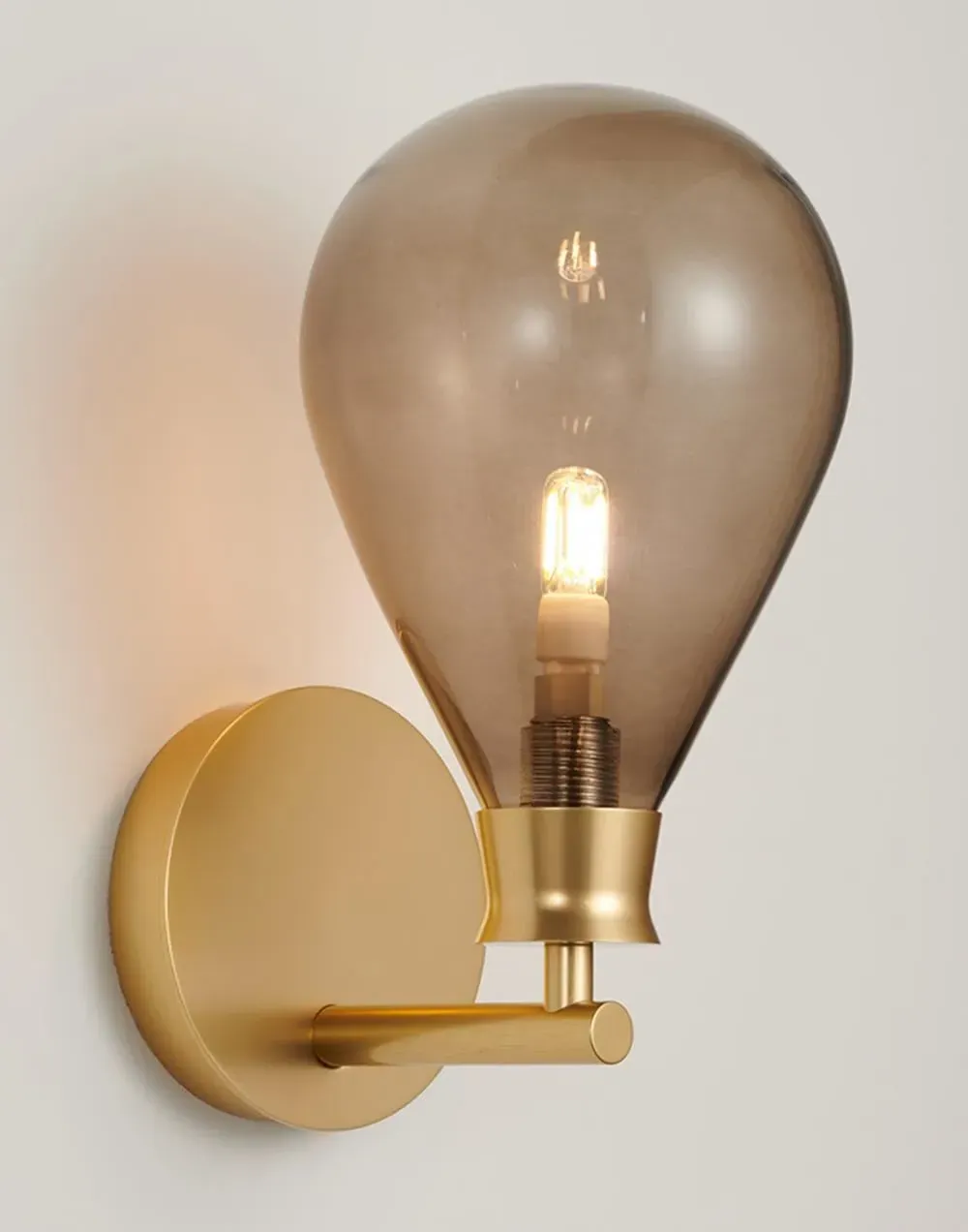 Cintola Wall Light - Satin Gold, Aluminium