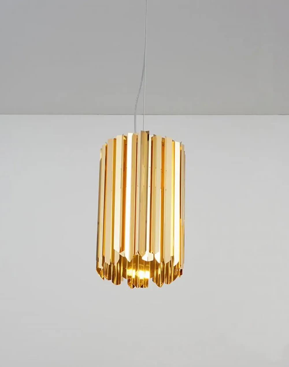 Facet Pendant Light - Polished Stainless Steel