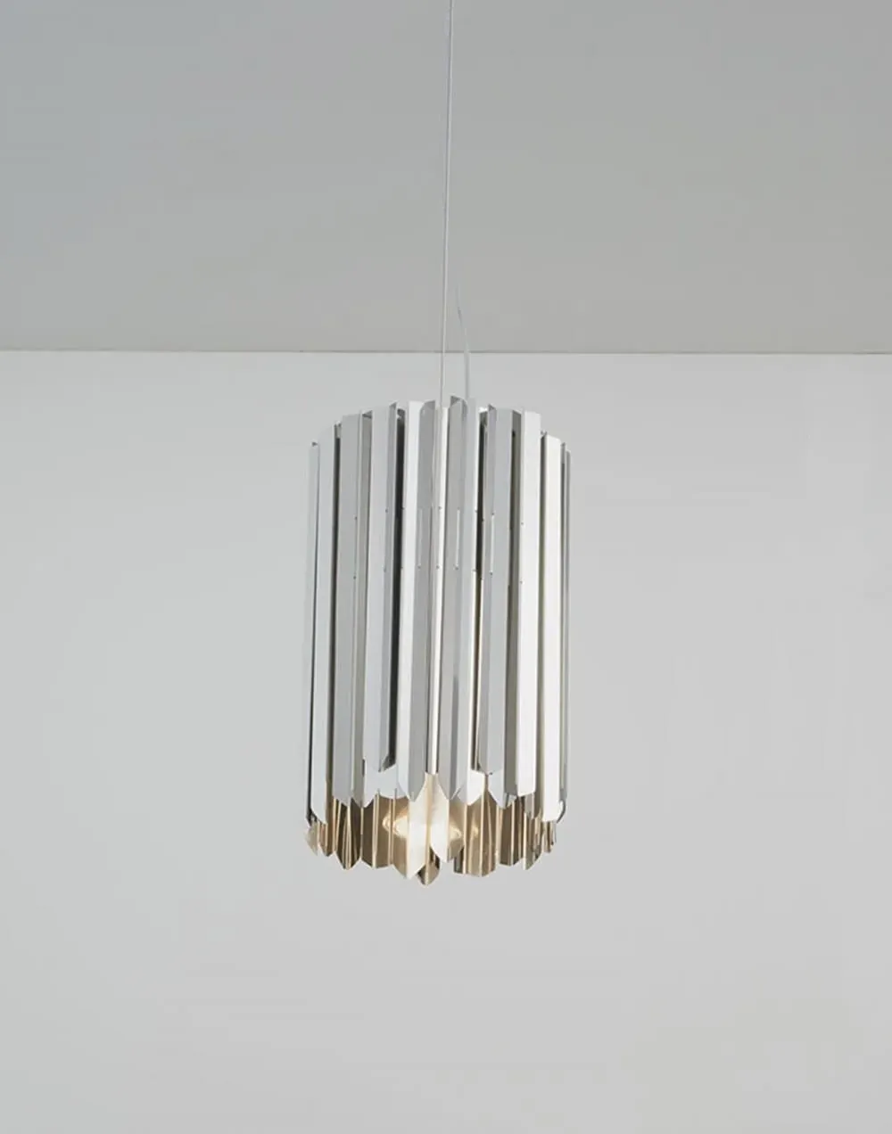 Facet Pendant Light - Satin Bronze, Metal