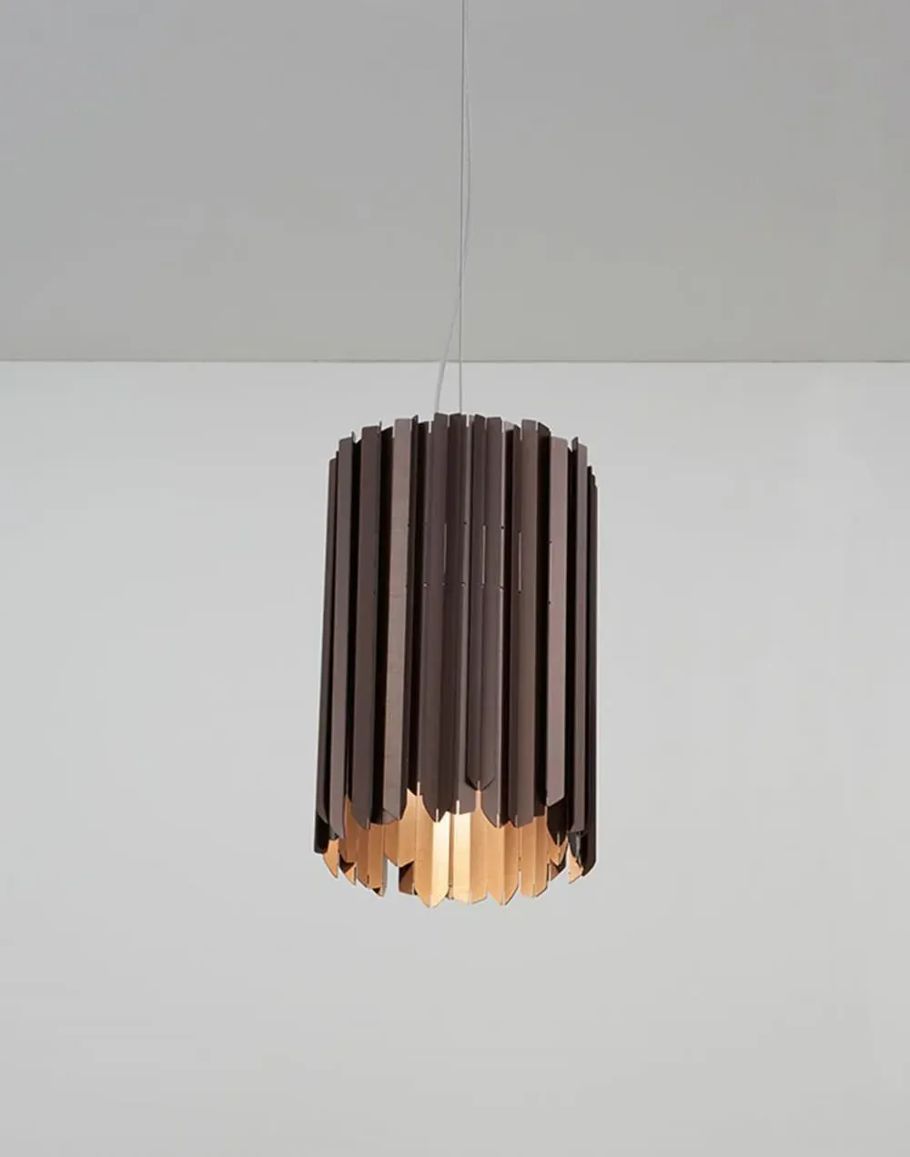 Facet Pendant Light - Satin Bronze, Metal image