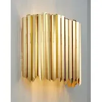 Facet Wall Light - Polished Gold, Metal