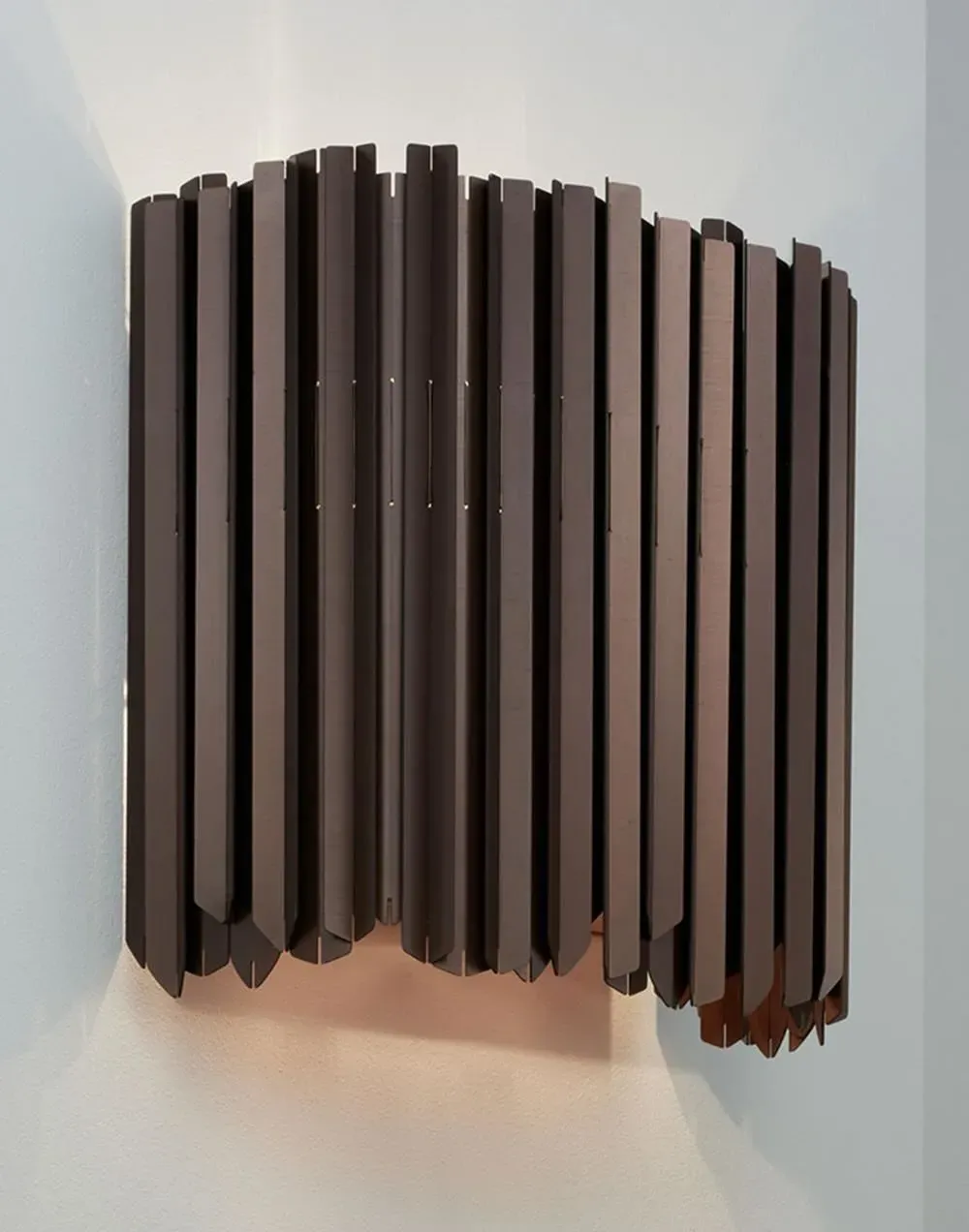 Facet Wall Light - Satin Bronze, Metal image